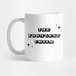 Youngest child apparel Mug